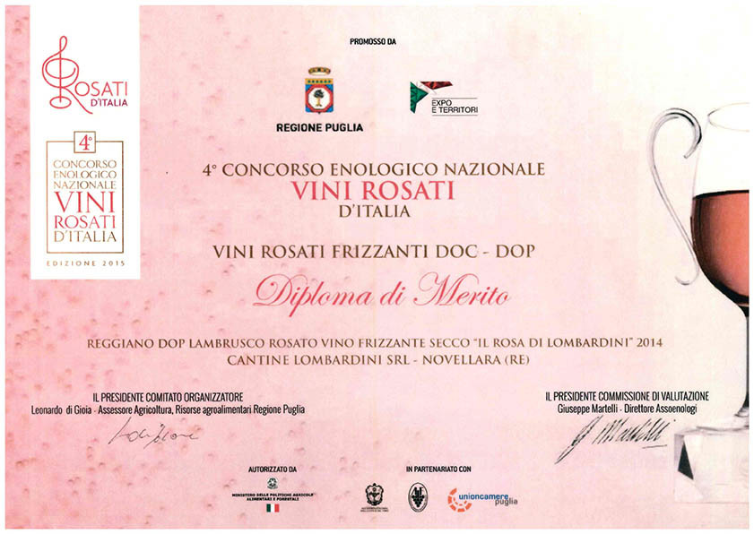 MEDAGLIA D&rsquo;ORO ROSATI D&rsquo;ITALIA-campanone rosato.jpg