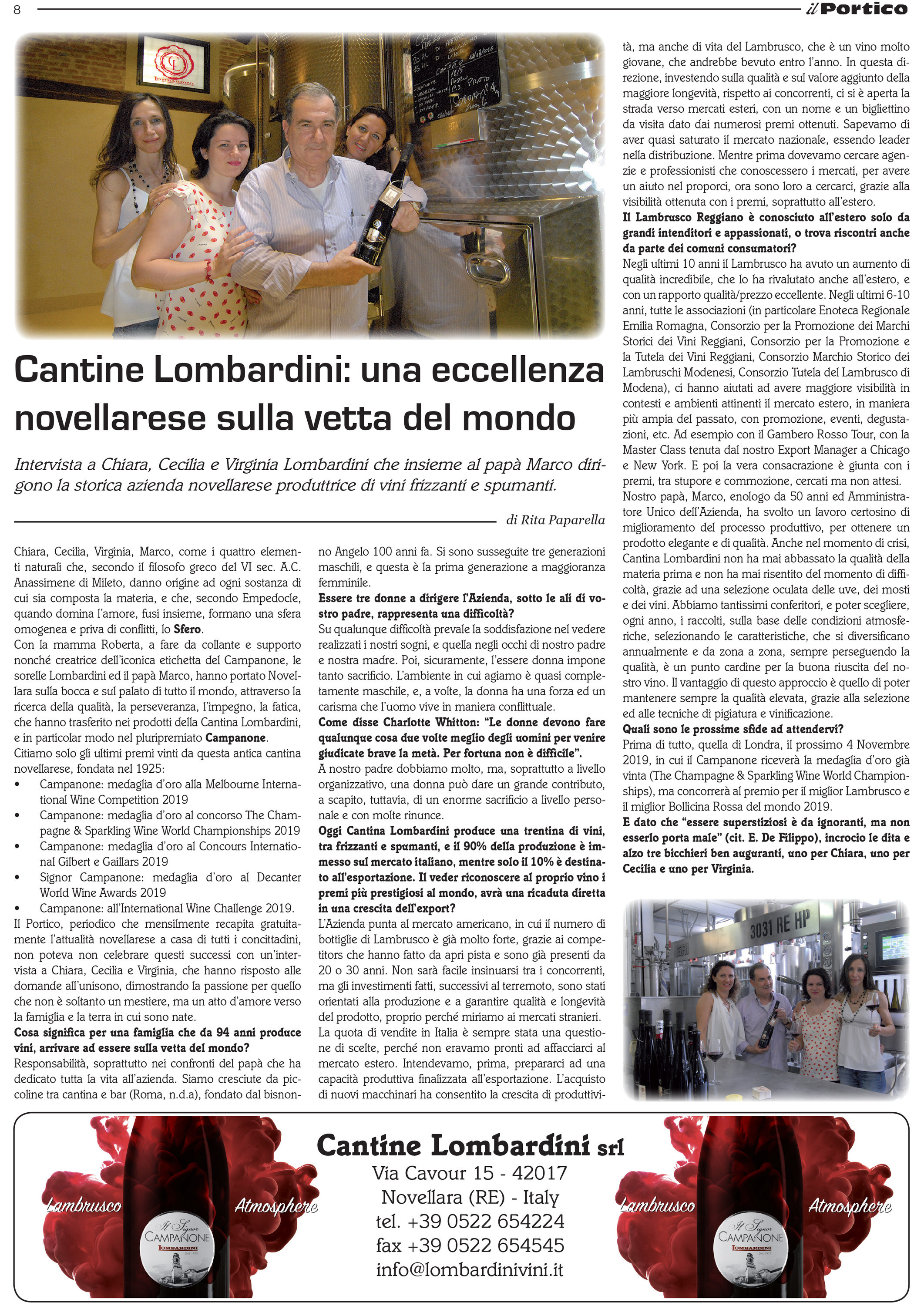 Together as a team for wine-making!