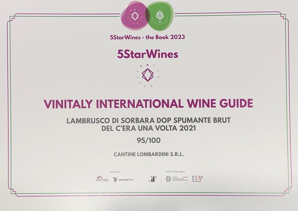 5 Stars Wine - The book 2023 @Vinitaly 2022 - Lombardini Vini